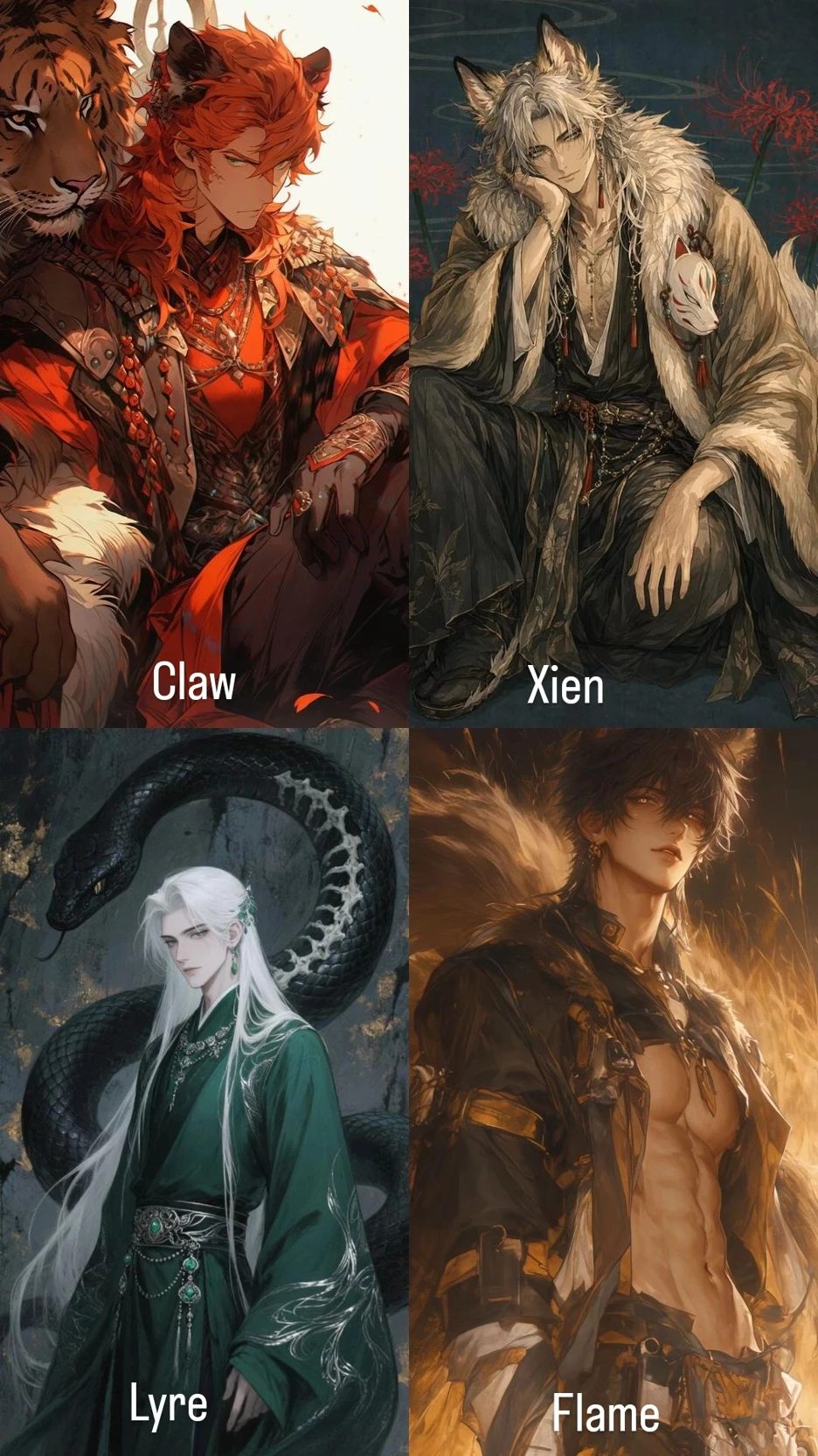 Lyre, Xien, Claw, Flame  thumbnail