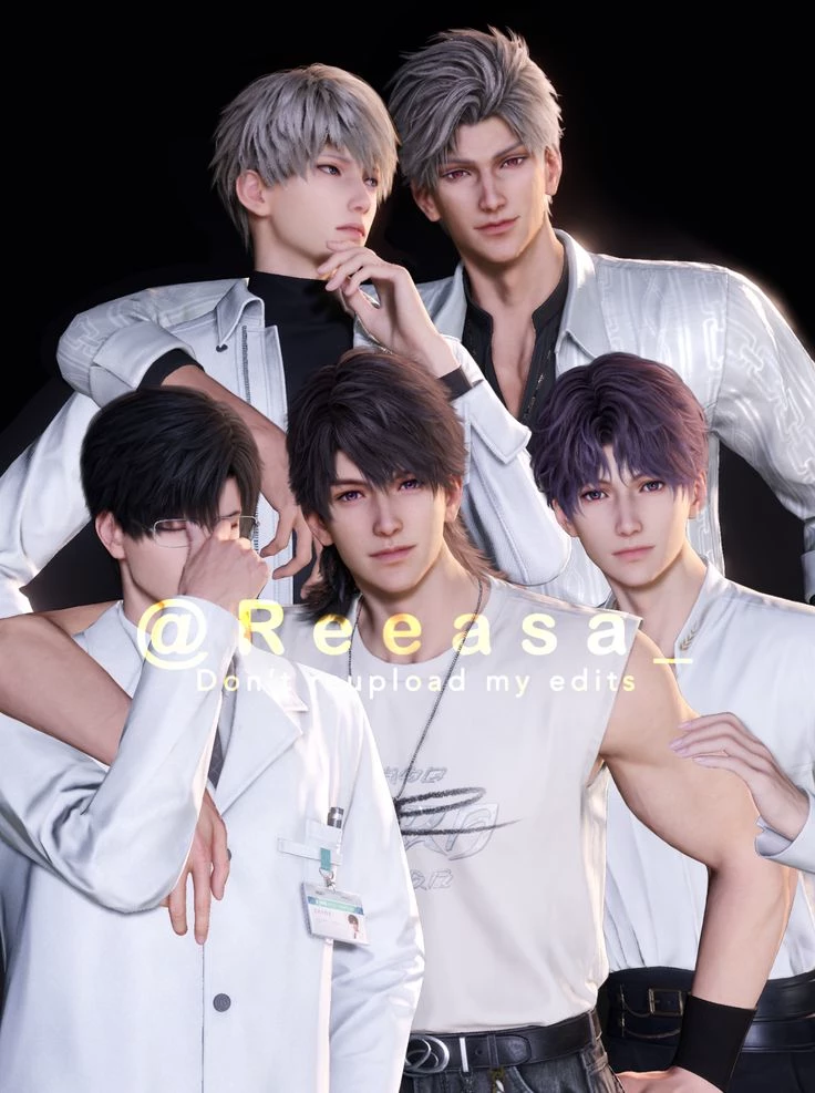 Deepspace Characters- Xavier, Sylus, Rafayel, Caleb, Zayne thumbnail