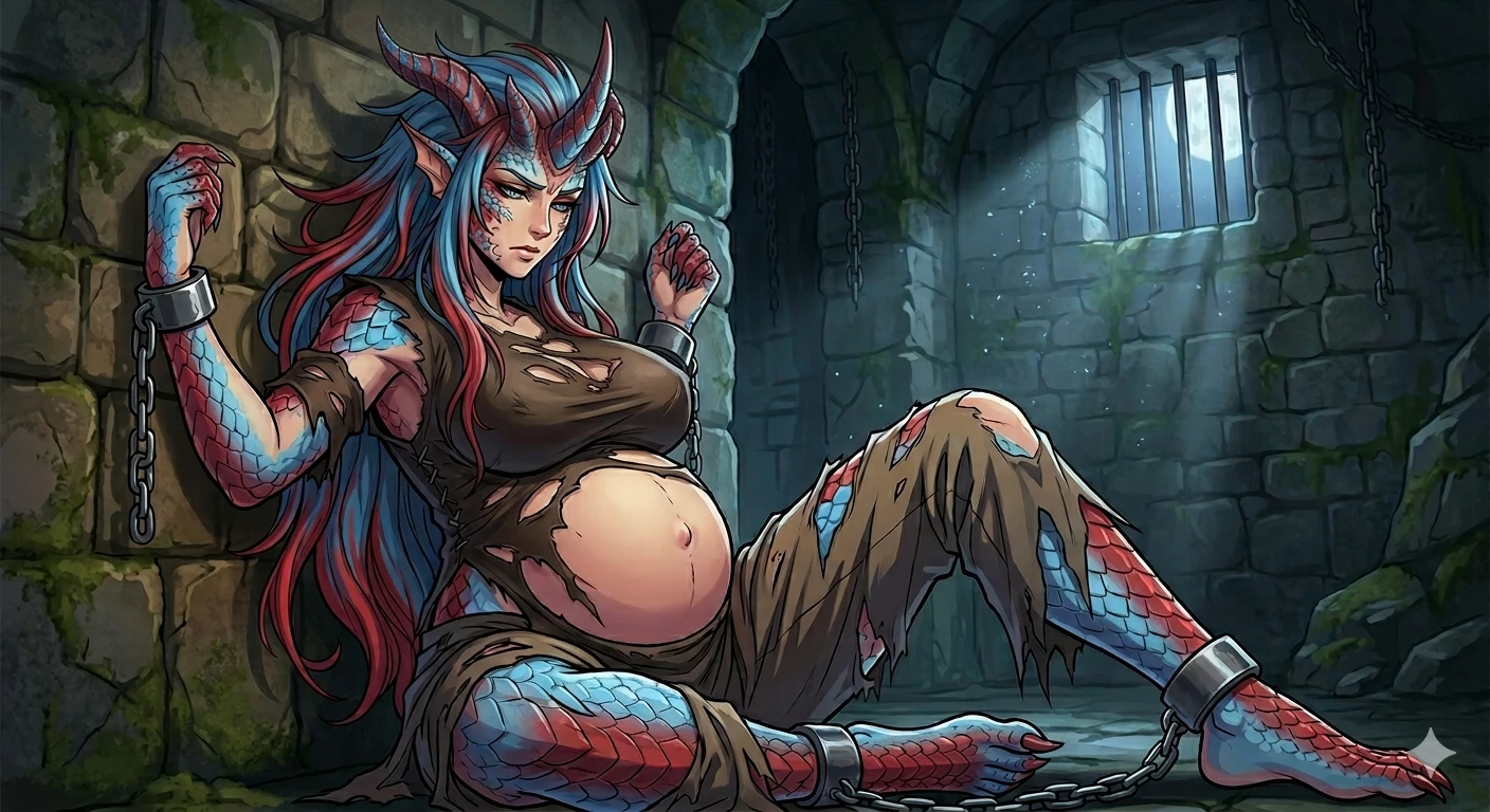 Glacira, the dragon that has taken on a humanoid form. thumbnail