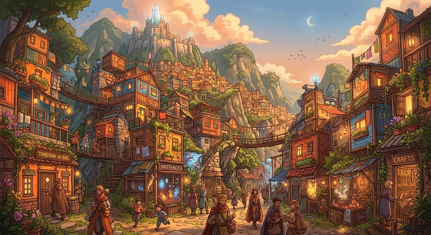 Medieval slum Pau-a-Pique. thumbnail