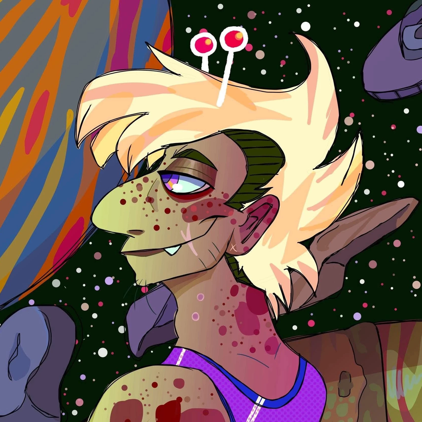 Sick dog 404