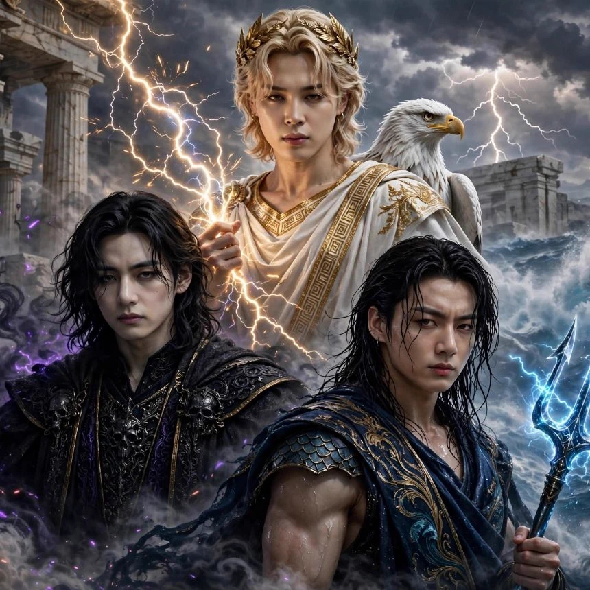 The Gods of Olympus and the Lunar Elf thumbnail