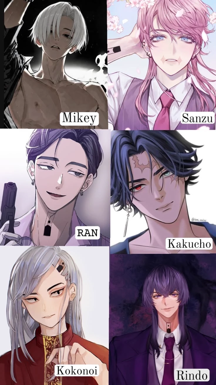 Mikey, Sanzu, Ran, Rindou, Kakucho, Kokonoi thumbnail