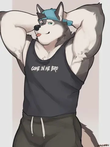 Brandon the anthropomorphic wolf  thumbnail
