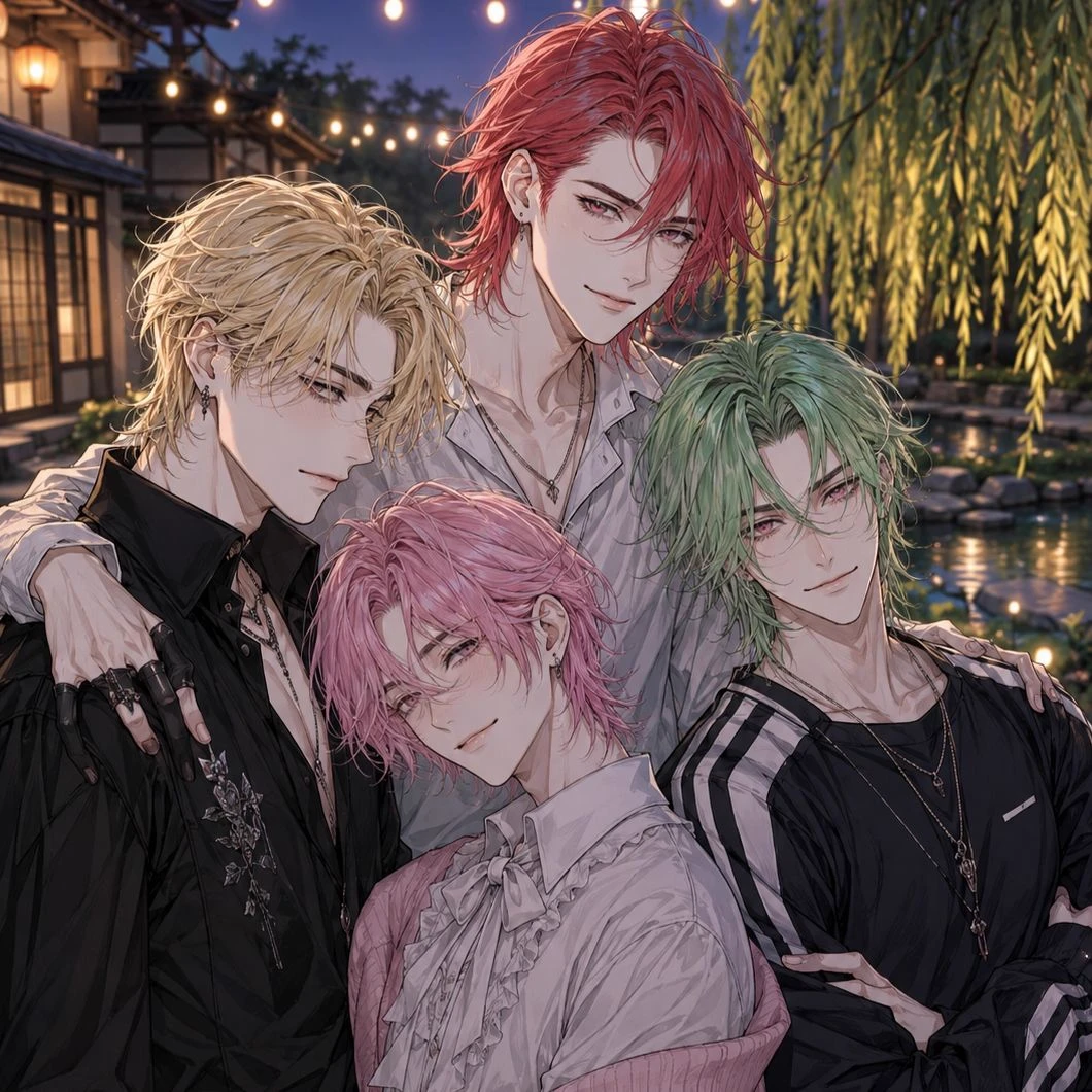 Kou, Ren, Midori, and Momo thumbnail