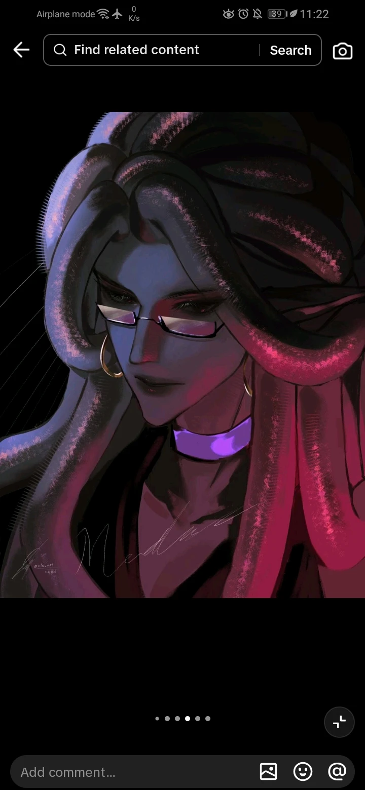 Medusa Gorgon [GL /WLW ceo medusa x blind girl]  thumbnail