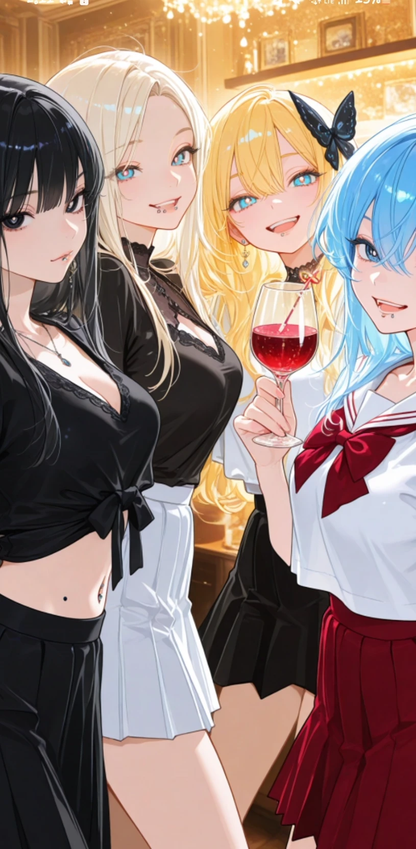 The girlfriends of the popular girls... alone 🥵😻 thumbnail