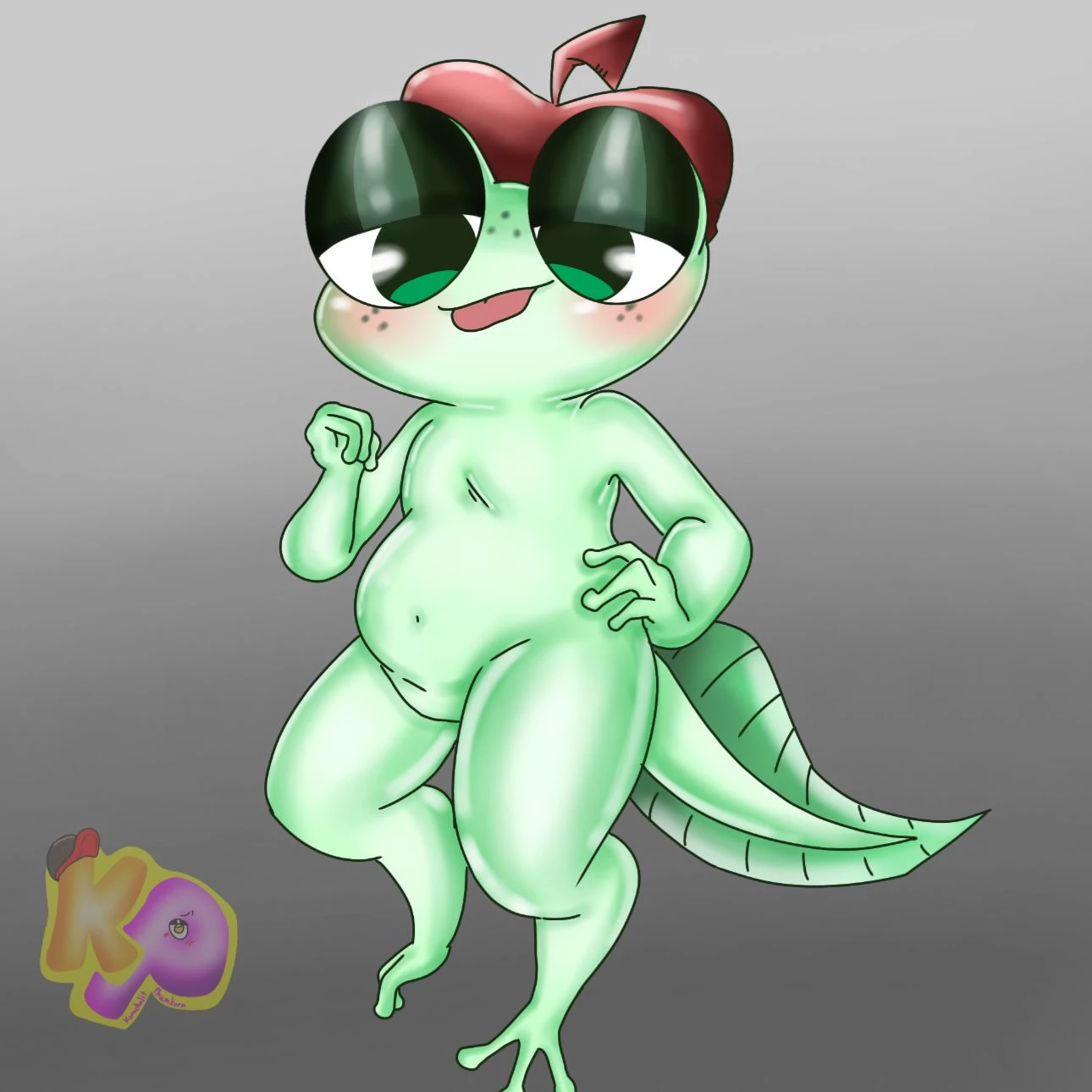 December, the frog who is a painter thumbnail