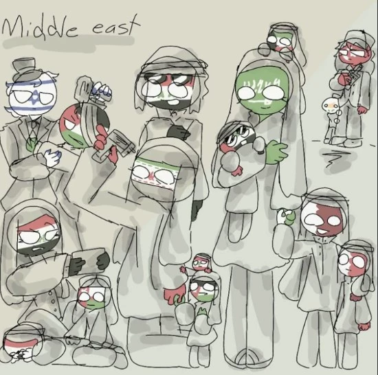 Middle East Countryhumans thumbnail