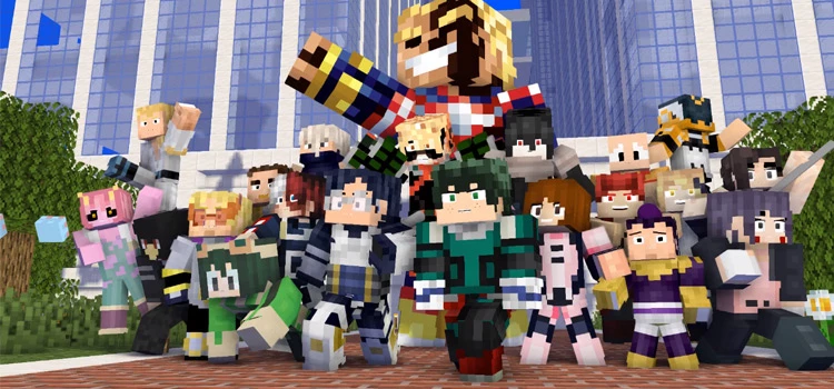 MHA x Minecraft thumbnail