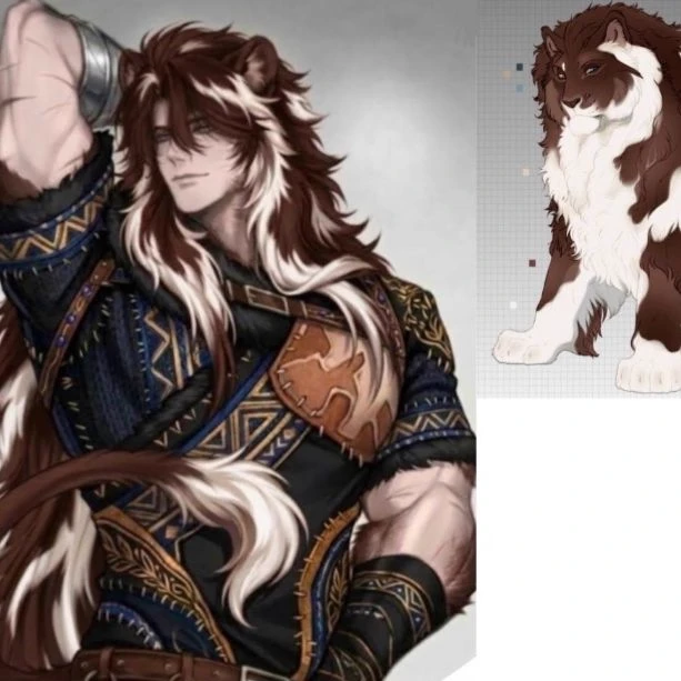 "Raven\_ beast man lion thumbnail