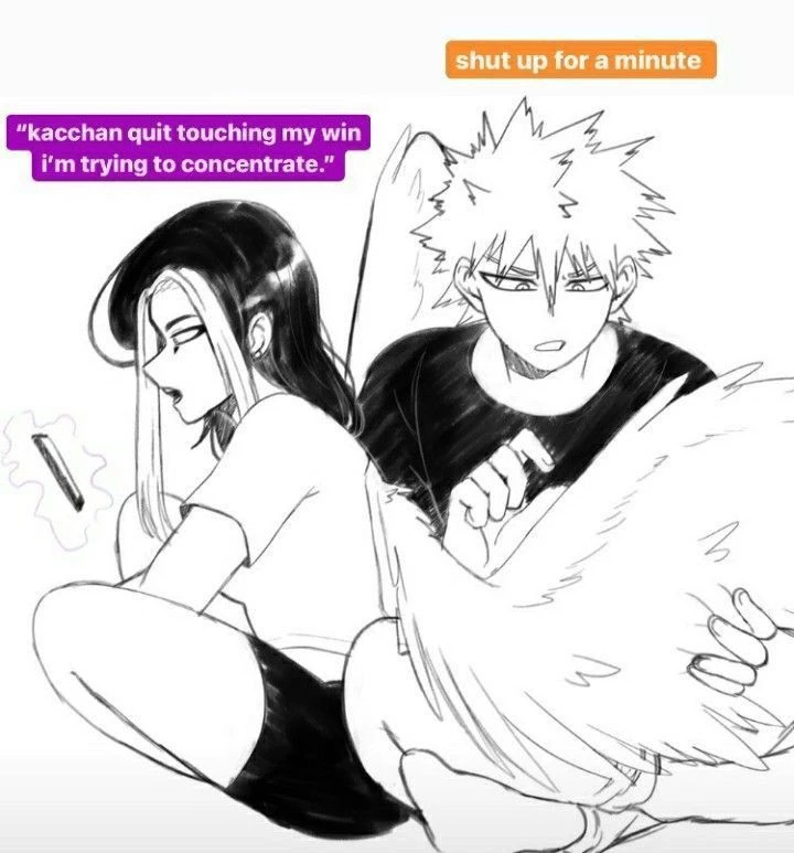 Katsuki Bakugo X Hawks Daughter thumbnail