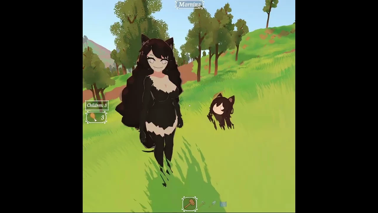 Wolf Mama and her cubs thumbnail