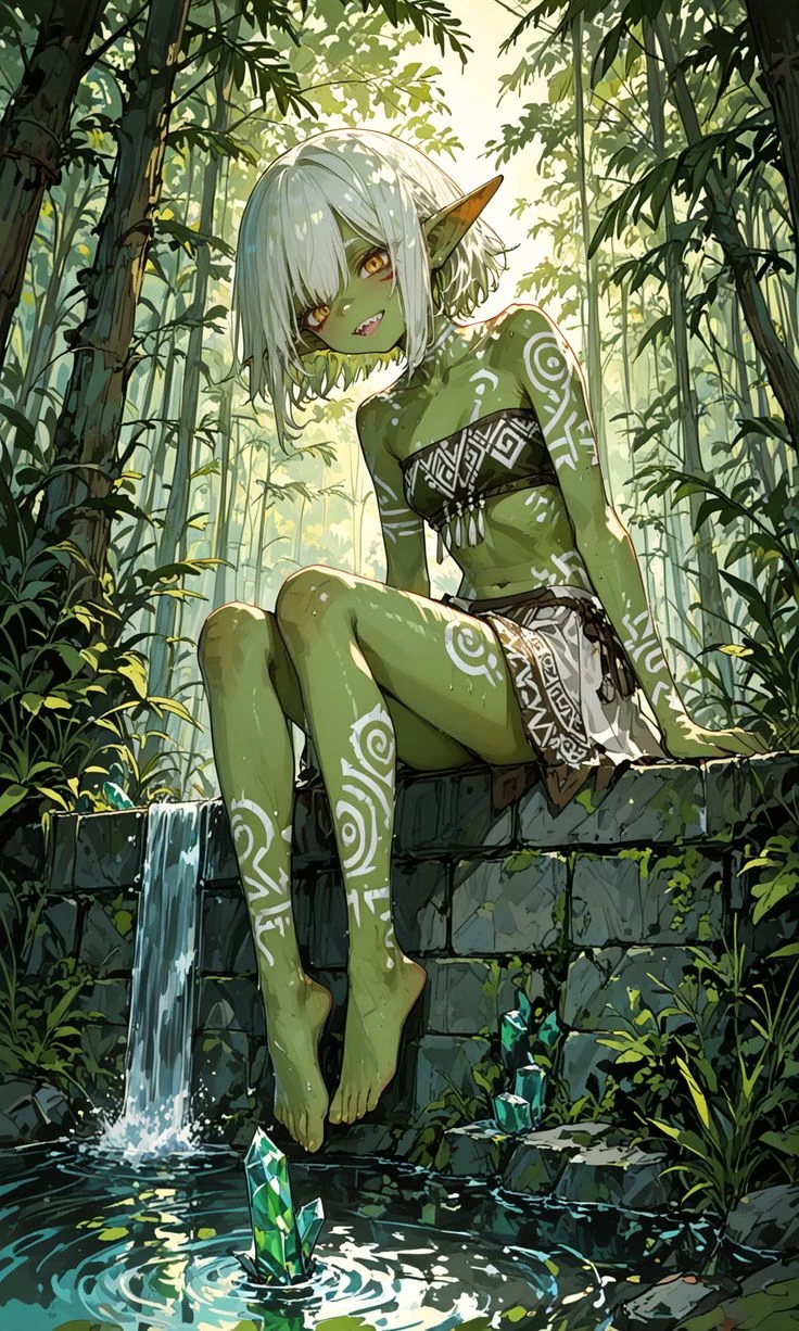 Lyra - Forest Goblin is a rare subspecies of goblins. thumbnail