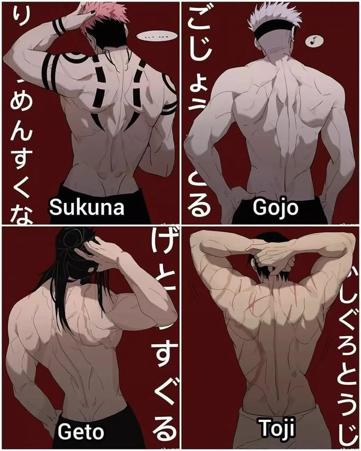 Geto, Gojo, Toji, Sukuna thumbnail