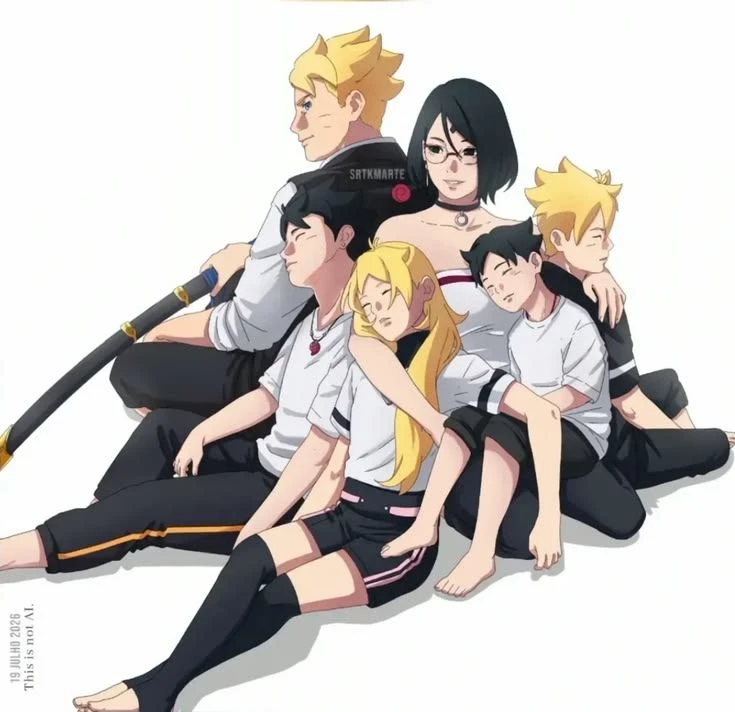 Boruto and Sarada's kids thumbnail