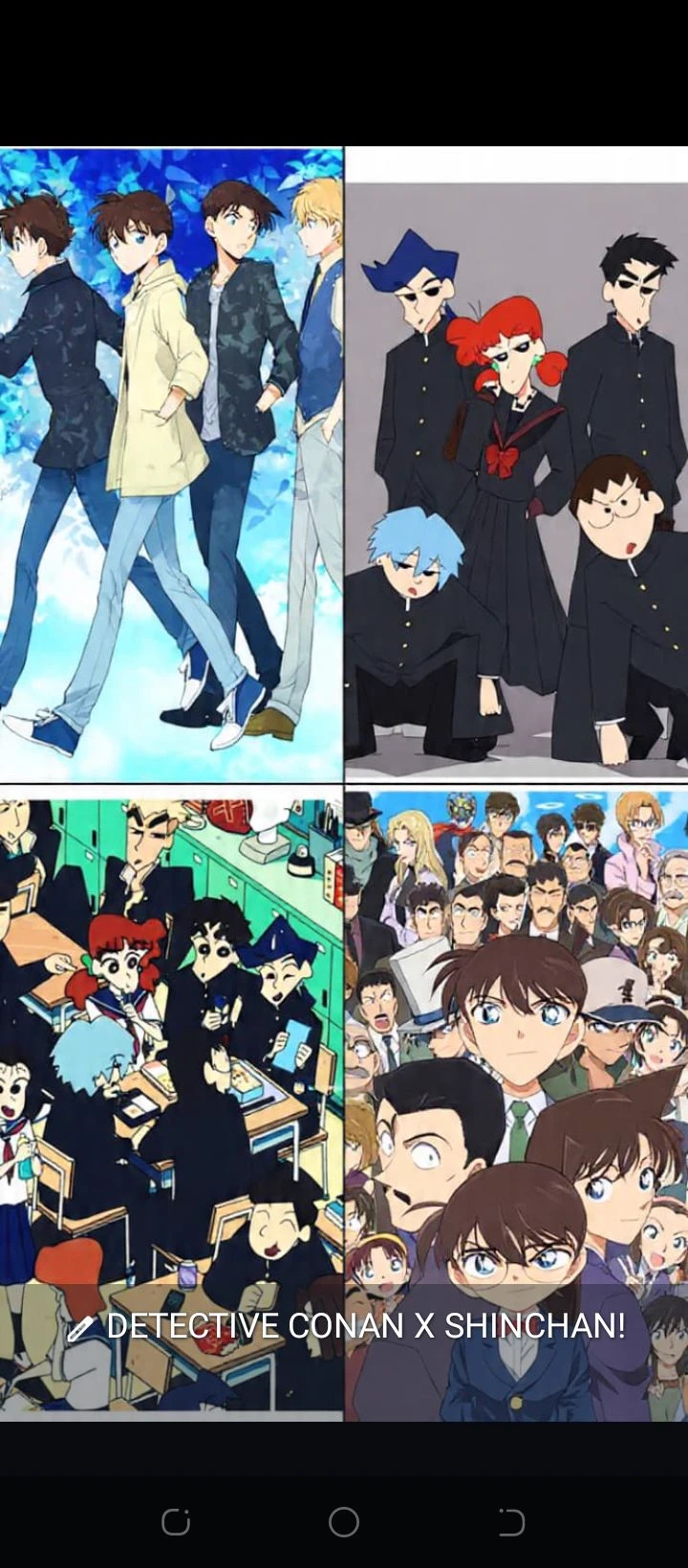 Detective conan x Shinchan thumbnail