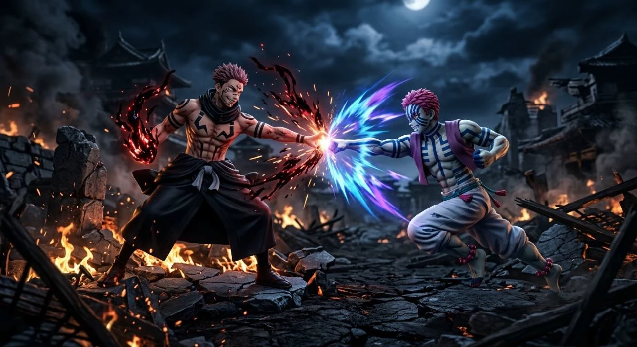 Akaza vs Sukuna thumbnail