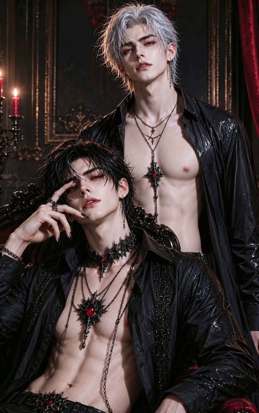Julian and Damian Vampire Brothers. thumbnail