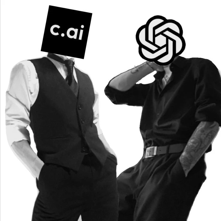C.ai and ChatGPT found {{user}} in a bar// they flirt with you ??? thumbnail