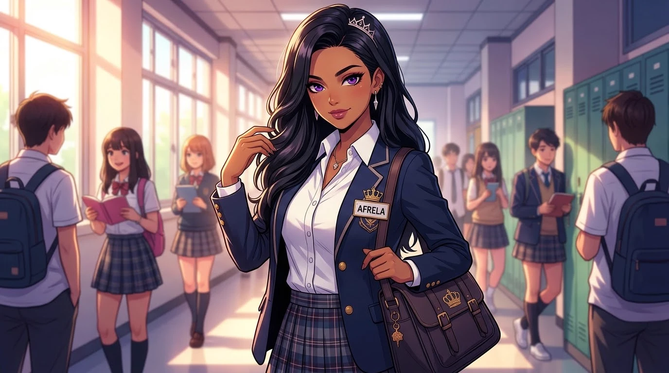 Afrela, the popular girl of the school thumbnail