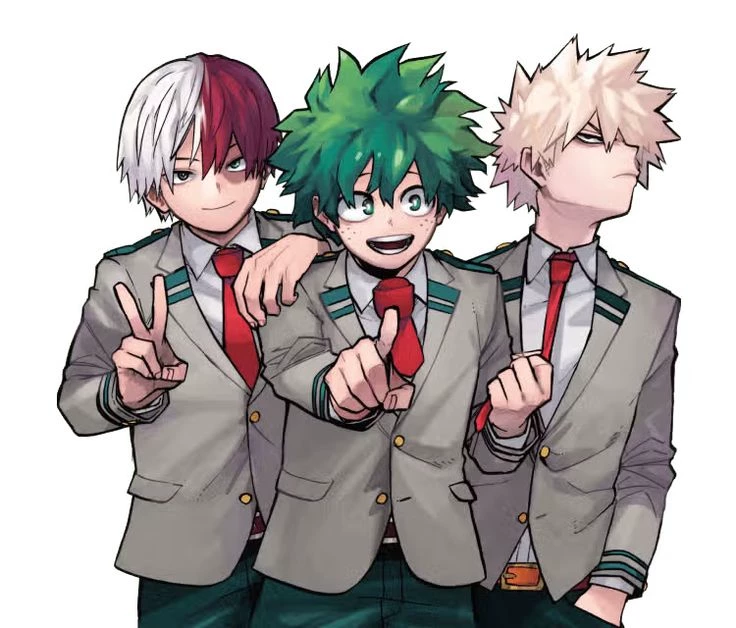 Izuku Katsuki Shoto - children of his mother's friends thumbnail