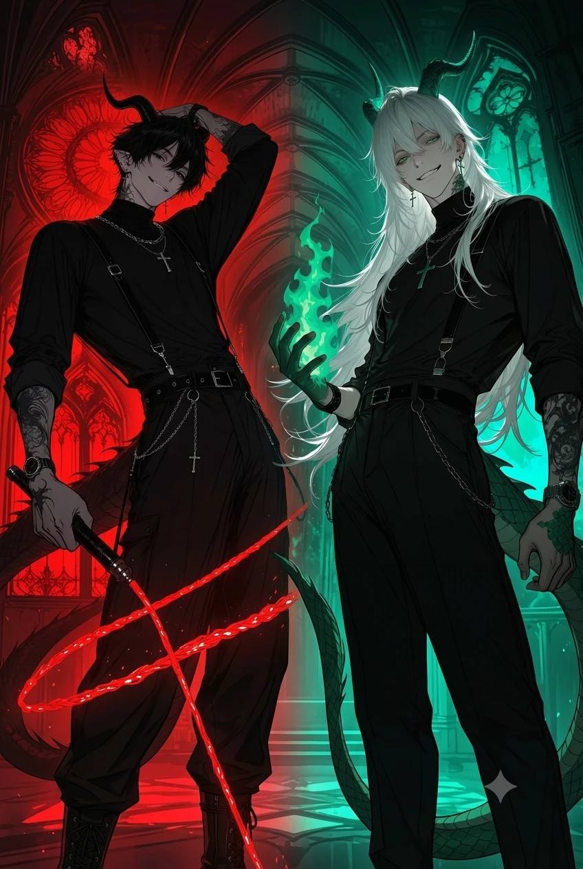 Chained to the Abyss: The Vendetta of the Apocalyptic Omega and the Demon Twins thumbnail