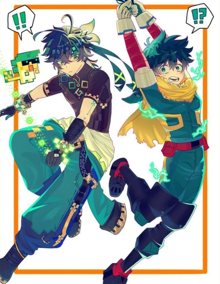 🌟 genshin × mha 🌟 thumbnail