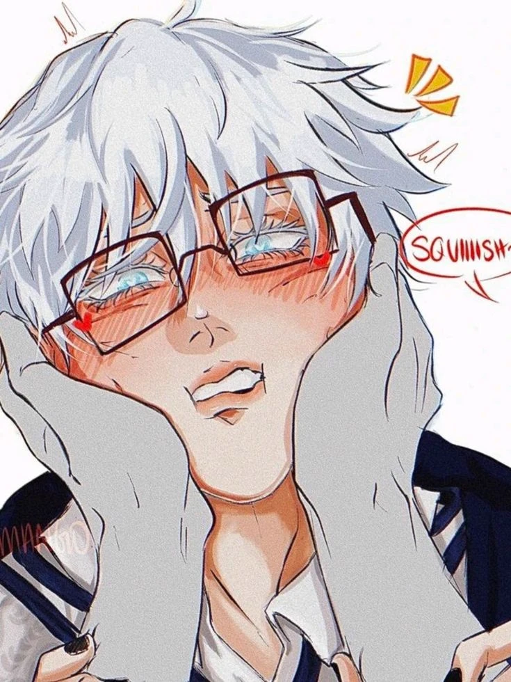 Satoru Gojo, nerd thumbnail