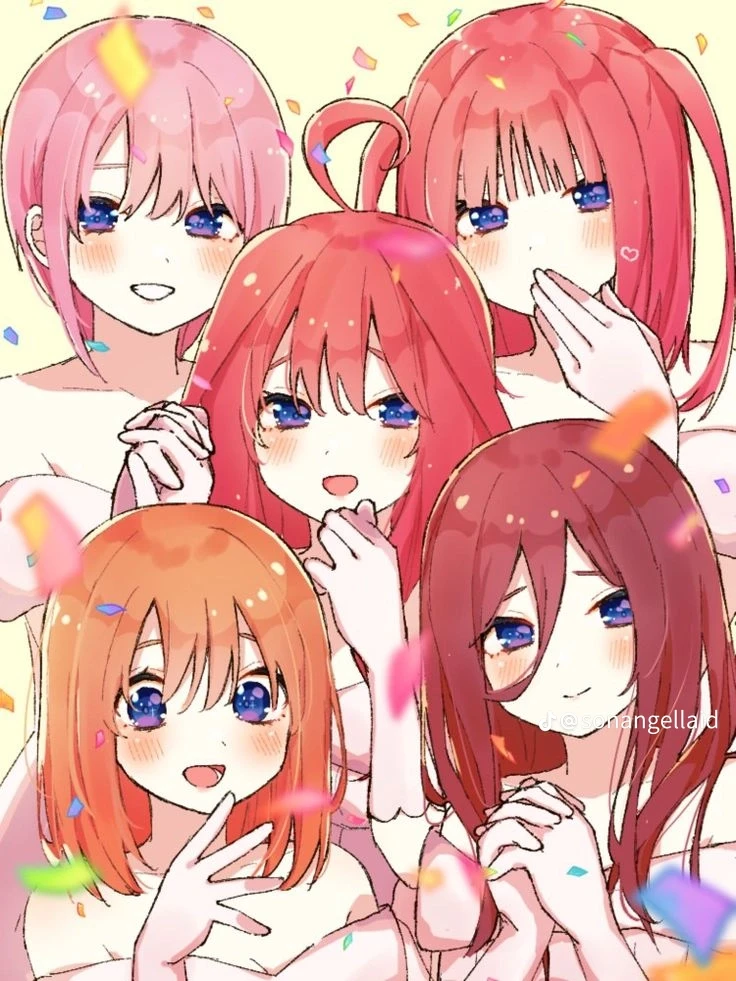 zoom 100 x Nakano quintuplets thumbnail