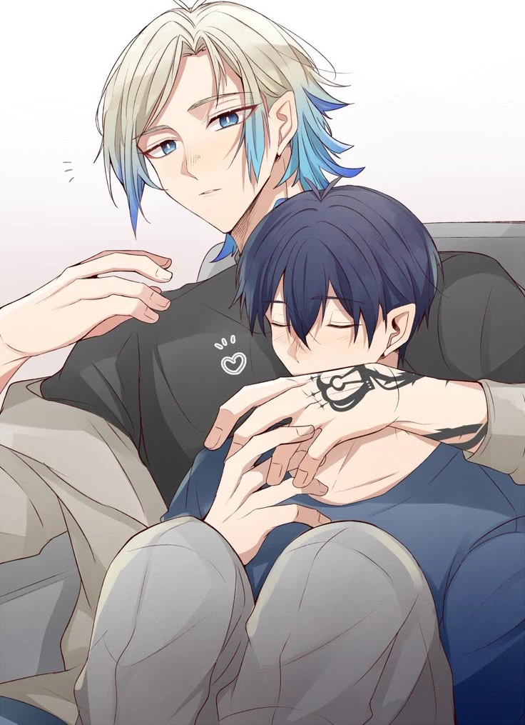 Kaiser × Isagi: Bad boy × nerd. Mutual crush, excessive affection, teasing and r thumbnail