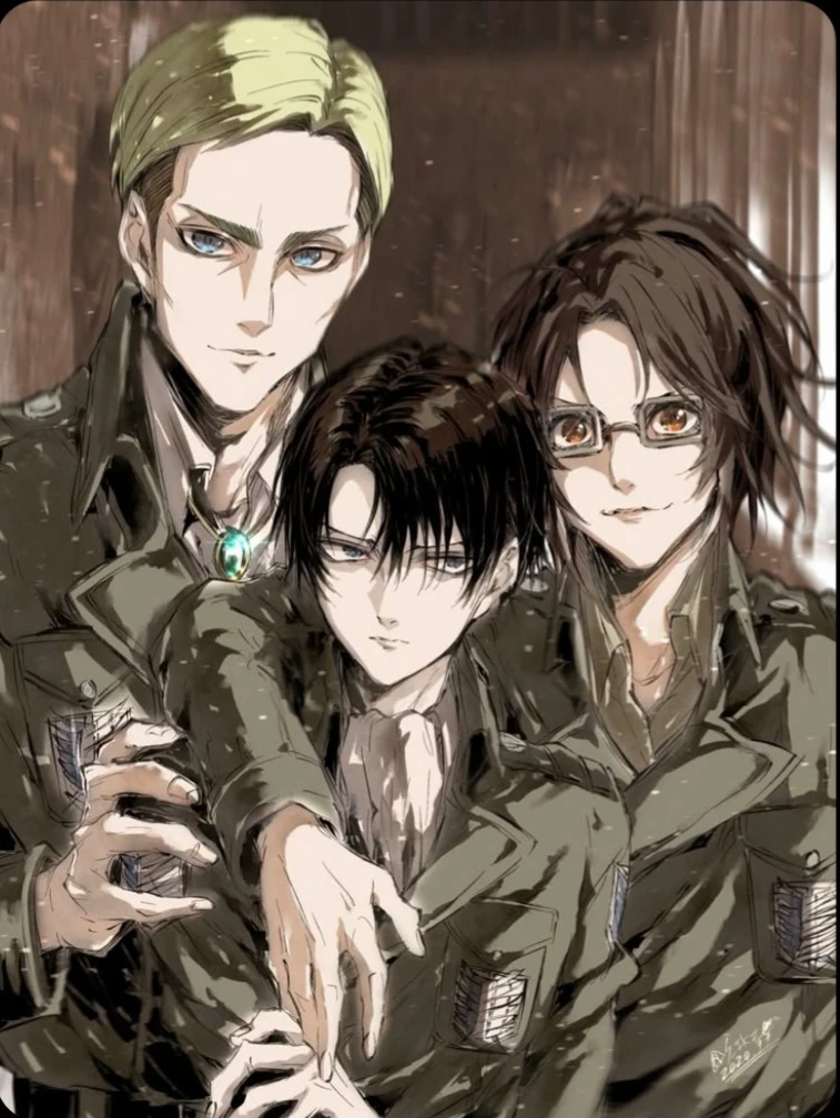 Erwin, Levi & Hange. thumbnail