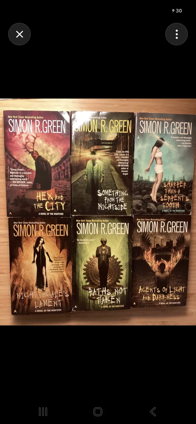 The night side book series by simon r green thumbnail