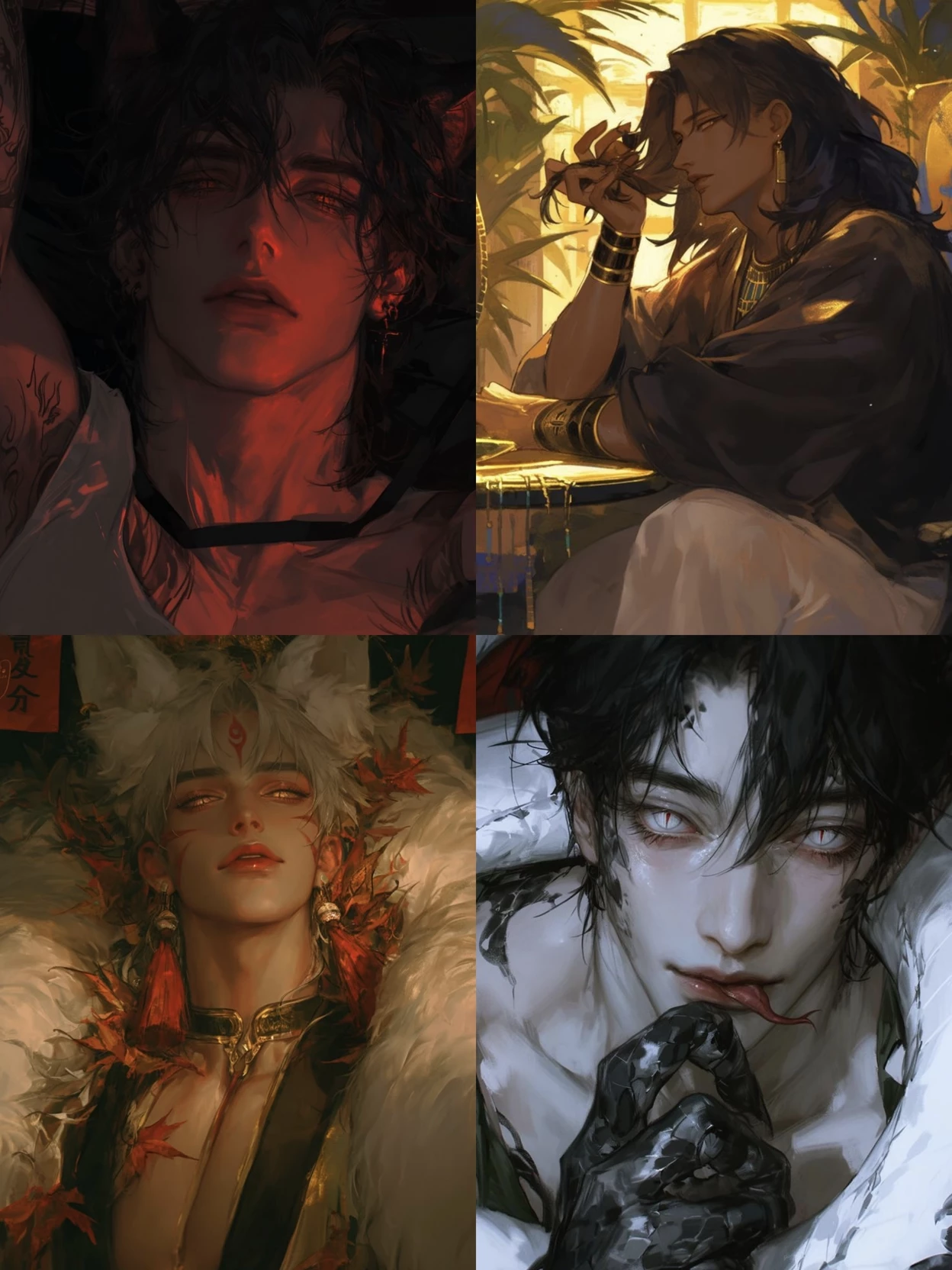 4 predators and 1 prey thumbnail