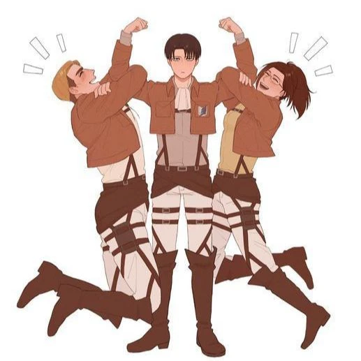 Erwin, Levi ve Hange thumbnail