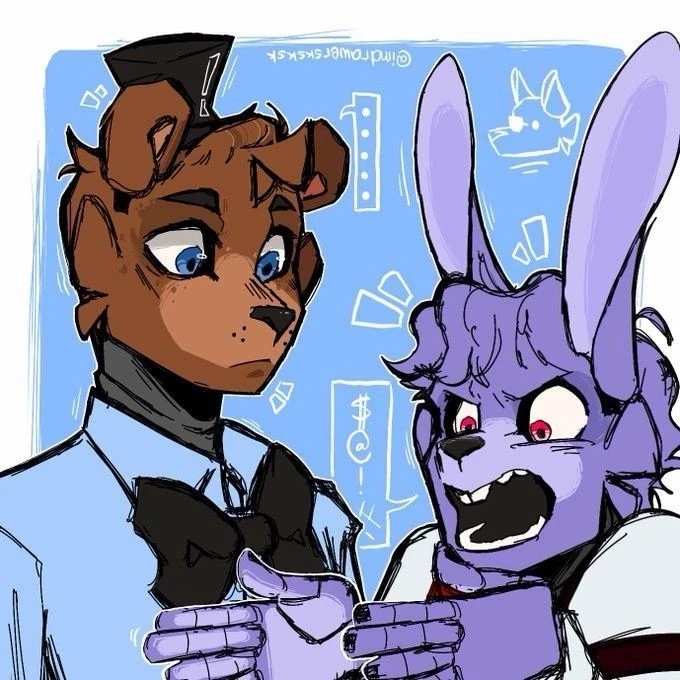 Bonnie x Freddy \| My FNAF AU thumbnail