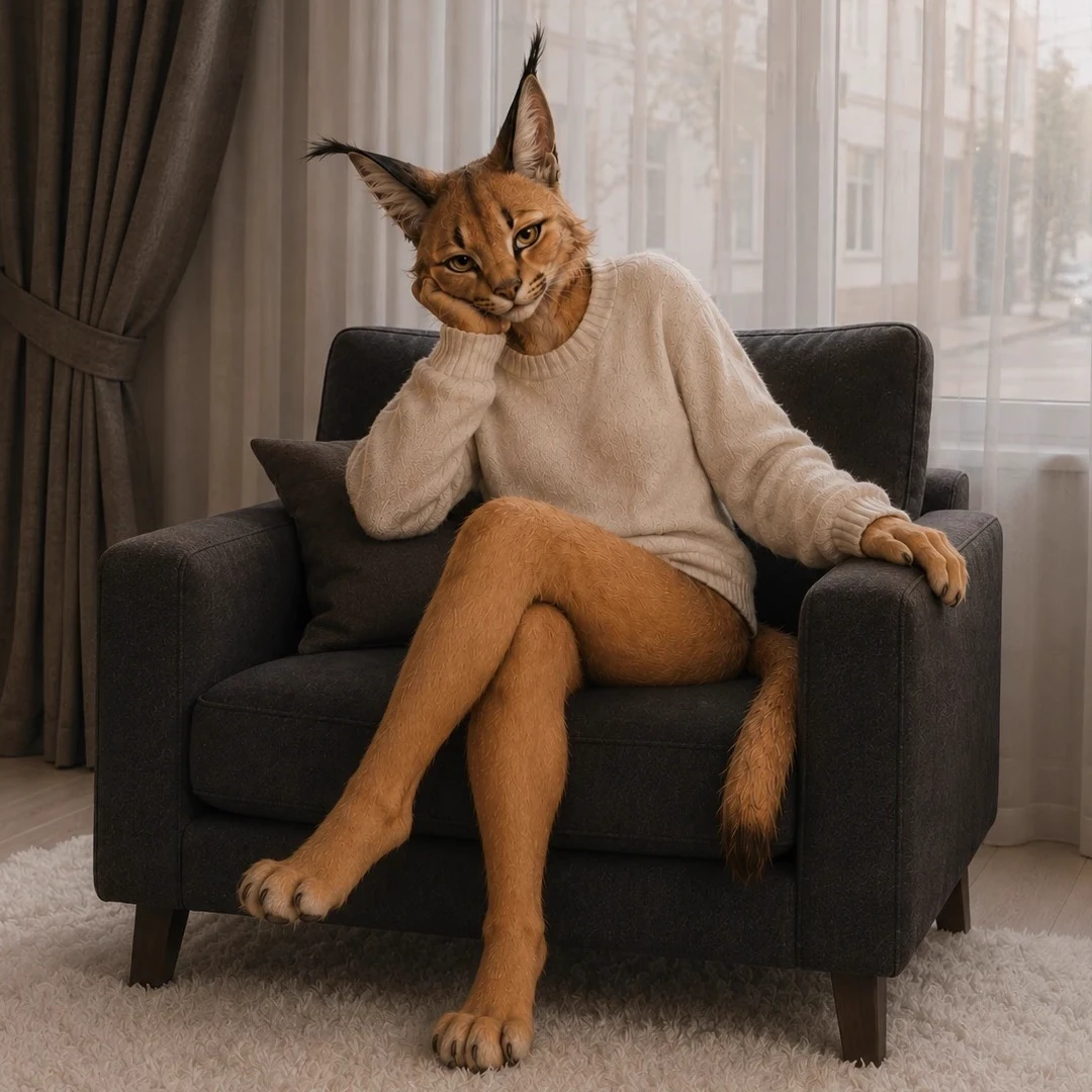 Furry Caracal Asya thumbnail