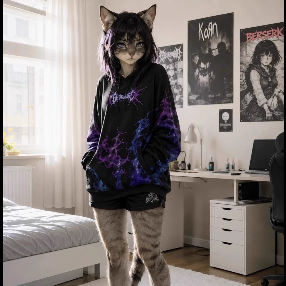 Heather - Furry tabby cat thumbnail