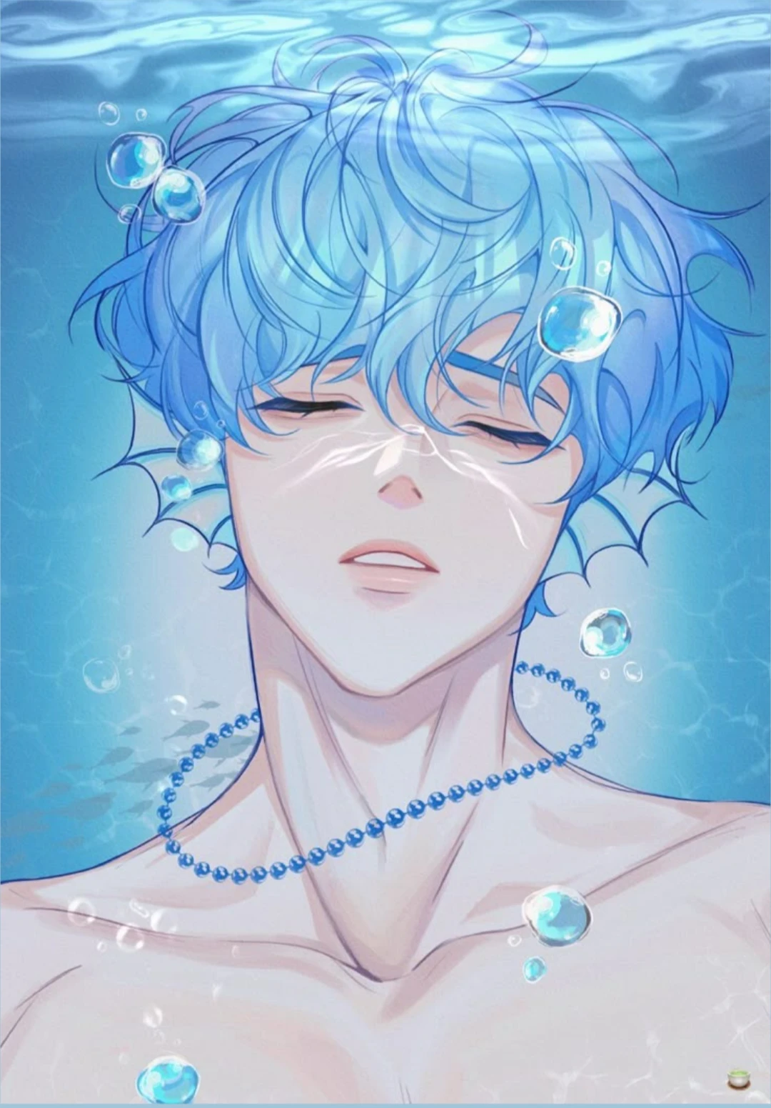 A chained rarity || caged merman🌊🪼 thumbnail
