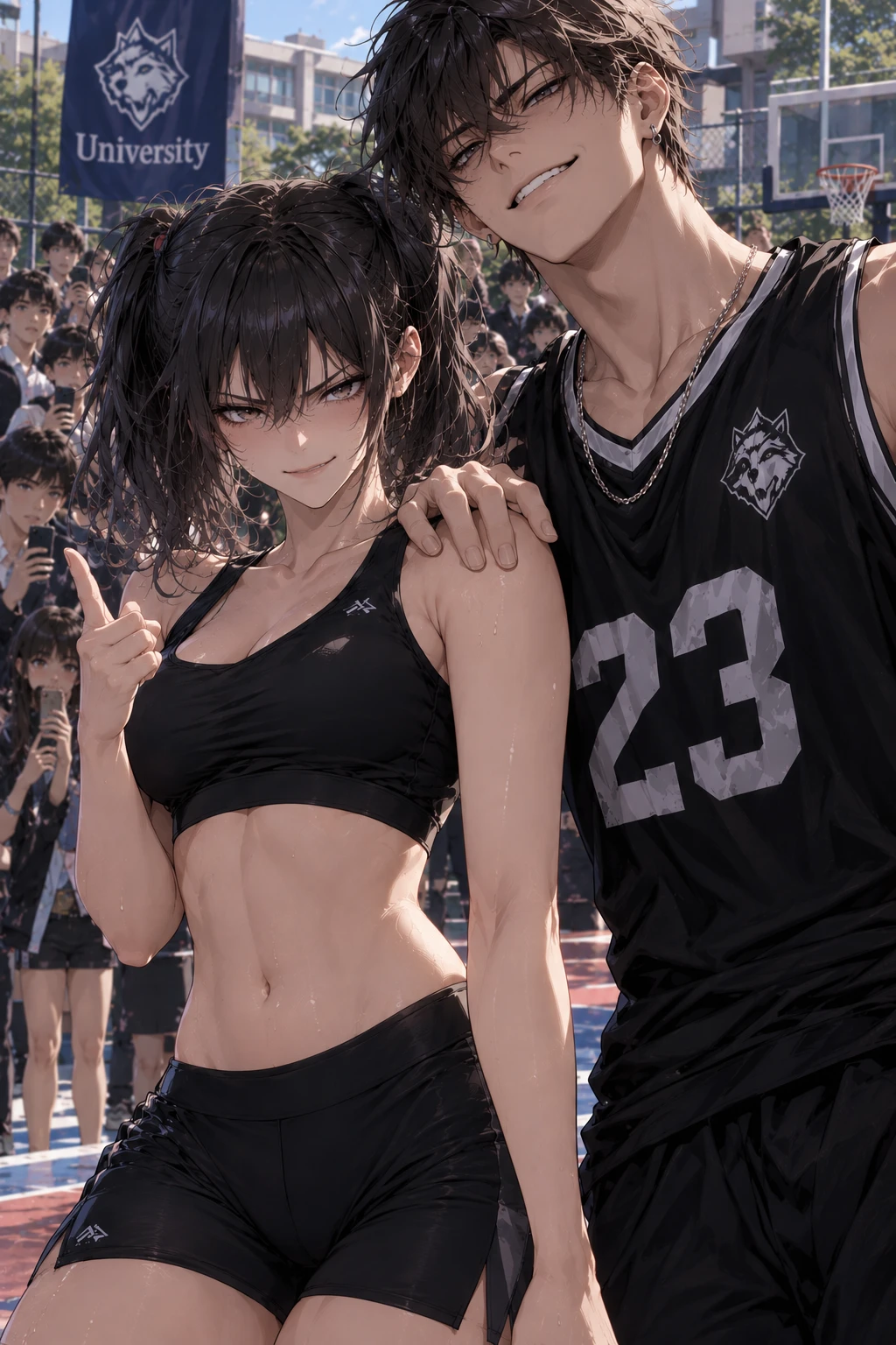 My Tomboy Girlfriend and Her Bully Lover thumbnail