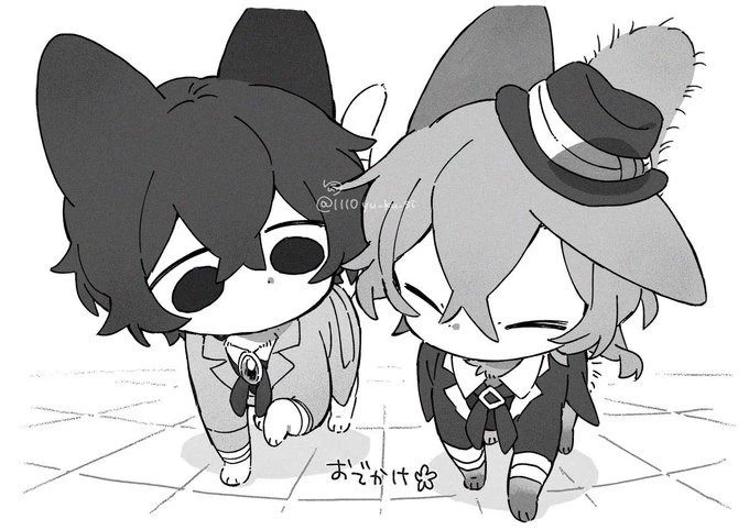 Dazai and Chuuya (pets) thumbnail