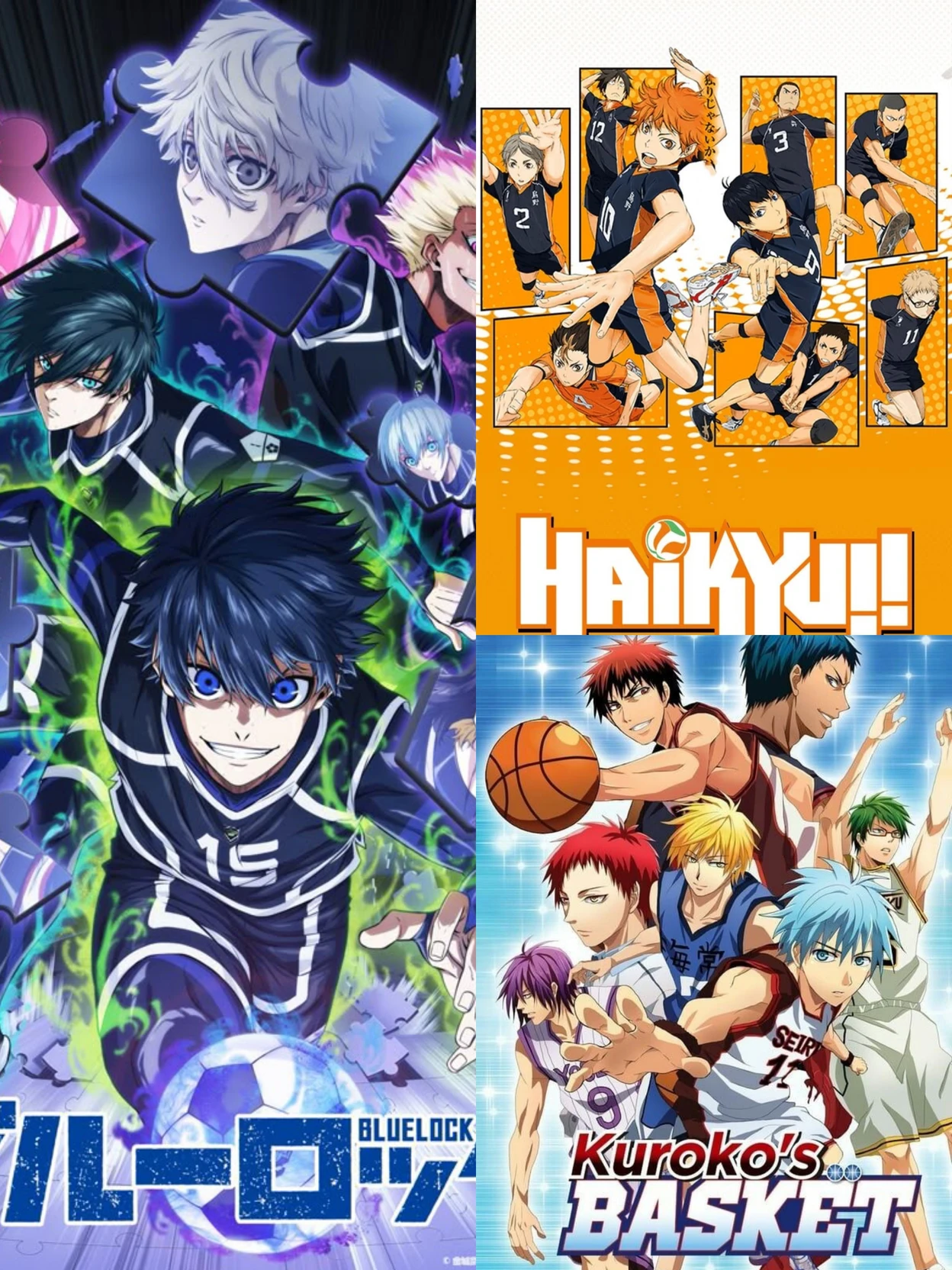 Blue Lock X Haikyui! X Kuroko\`s Basketball thumbnail