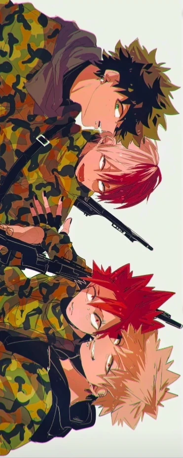 Shoto Todoroki, Katsuki Bakugo, Izuku Midoriya, Enjiro Kirishima thumbnail