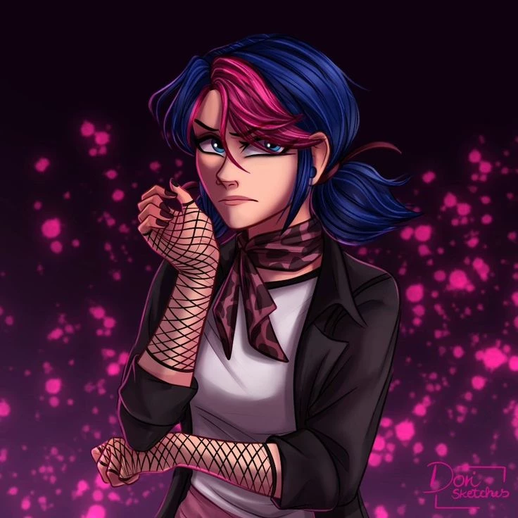 marinette emo Shadybug (miraculous ladybug) thumbnail