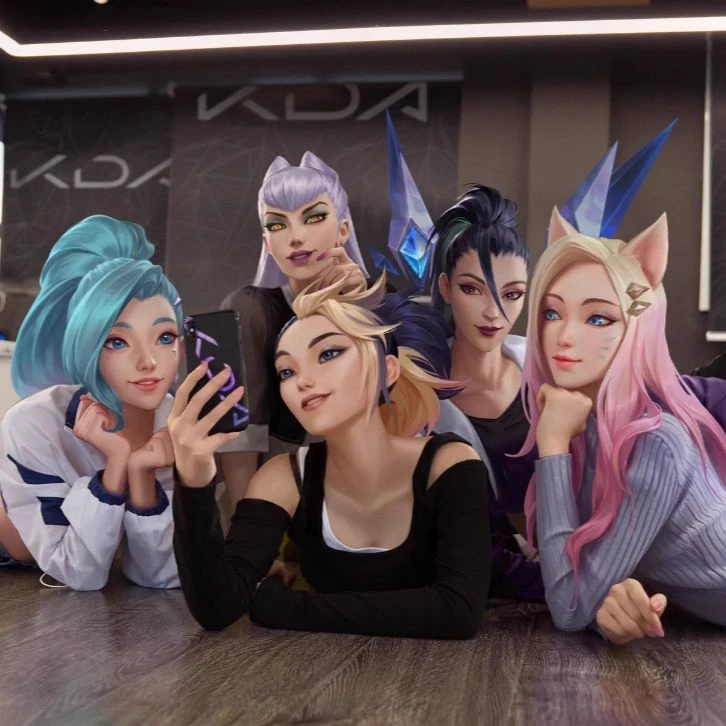K/DA (Evelynn, Ahri, Akali, Seraphine, Kai'Sa) thumbnail