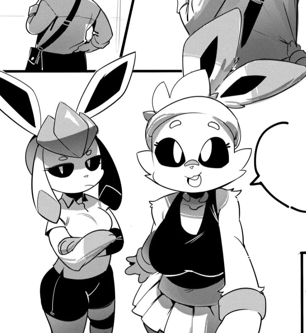 Lili (Glaceon) and Mimi (Scorbunny) thumbnail