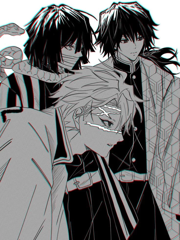 Sanemi, Giyu and Obanai (ur older brothers) thumbnail