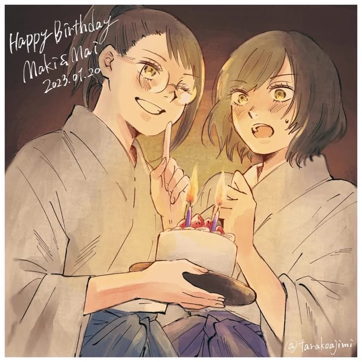 maki zenin and mai zenin. thumbnail