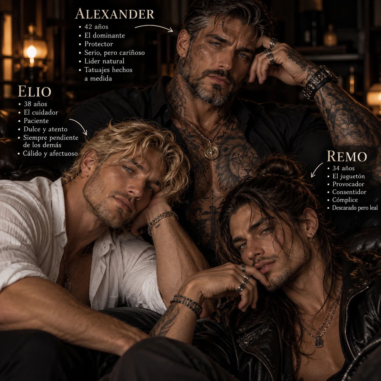 Three Daddies. Alexander, Elio, and Remo thumbnail