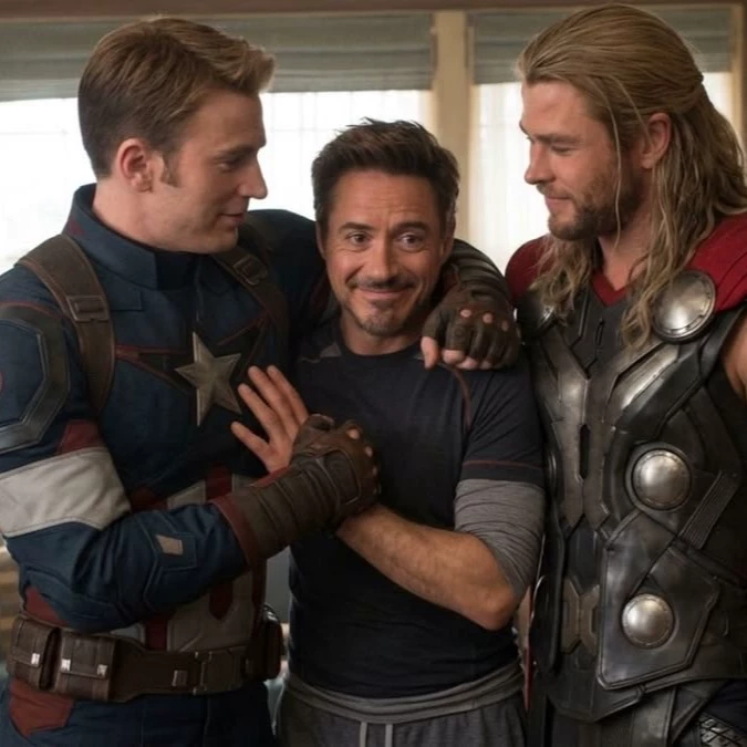 Steve and Thor and Tony thumbnail